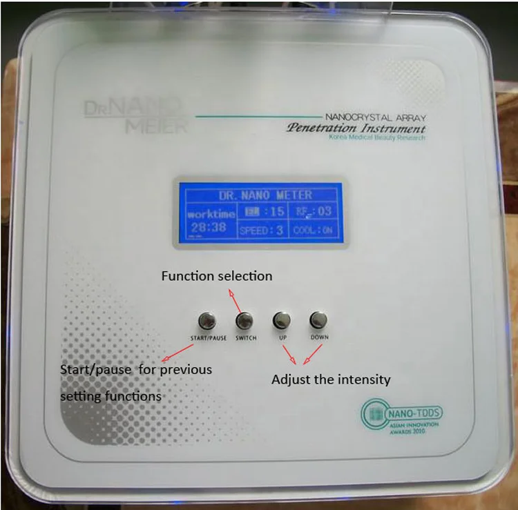  Домашний набор красоты 4 в 1 RF ручка Needleless мезотерапия