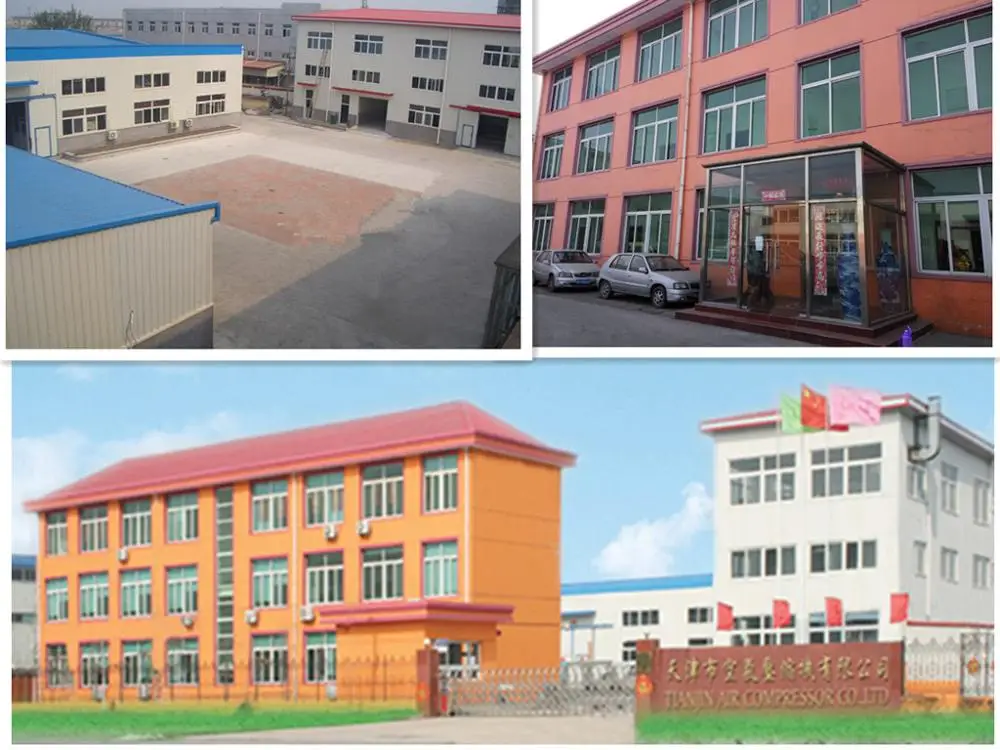 11kw direct driven oil compressor screw compressor with tank