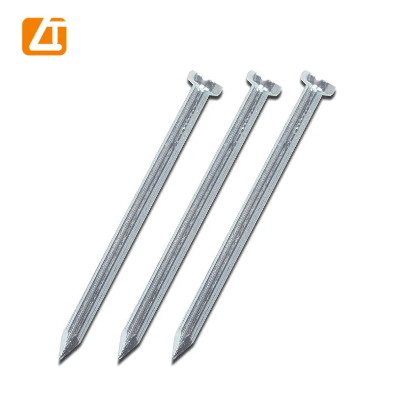 4 inch 100 mm silver white or black galvanized concrete nail steel iron wire nails