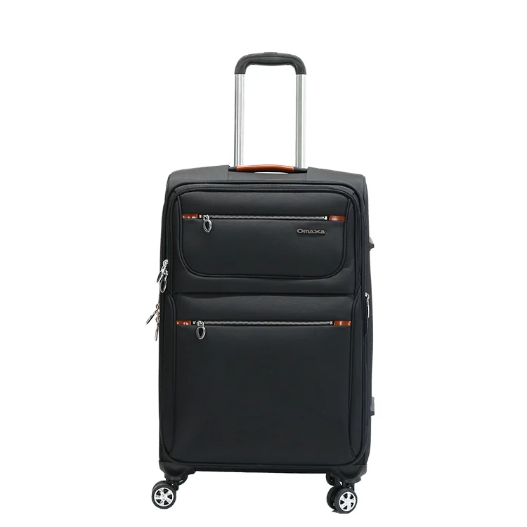 Wholesale  Oxford Waterproof Upright System Telescopic Handle Carry On Travel Trolley Luggage Bag