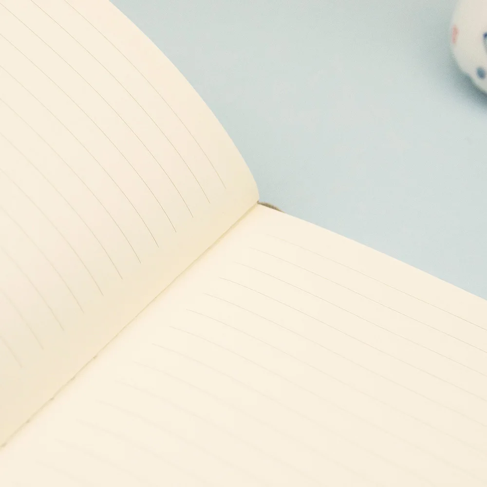 Factory price a5  suede journal notebook with debossed logo