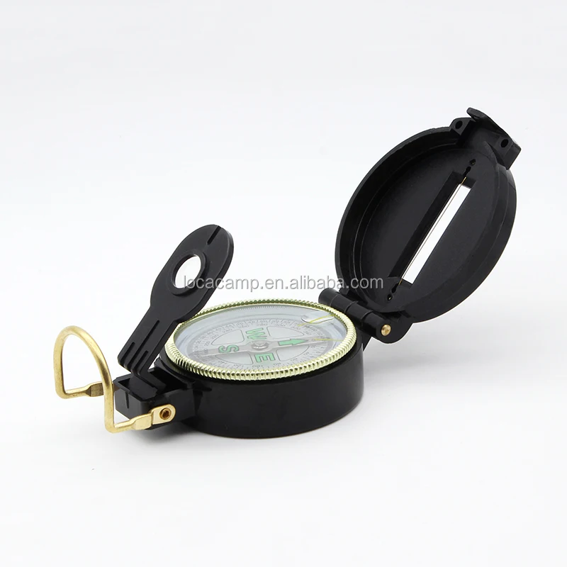 Oil-filled Plastic lensatic magnetic compass wholesale hiking  brujula for outdoor