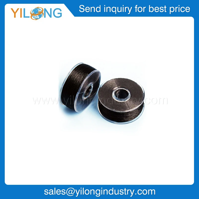 75D/2 Plastic side Embroidery pre wound bobbin thread