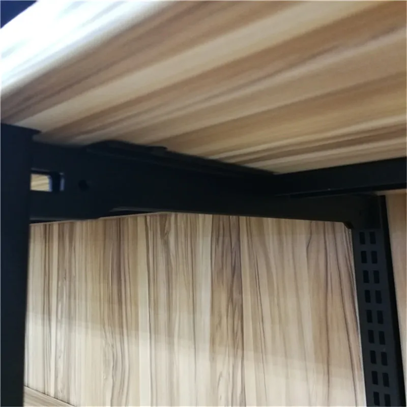 Manufacture wooden steel Board whisket display gondola wall shelves For Supermarket