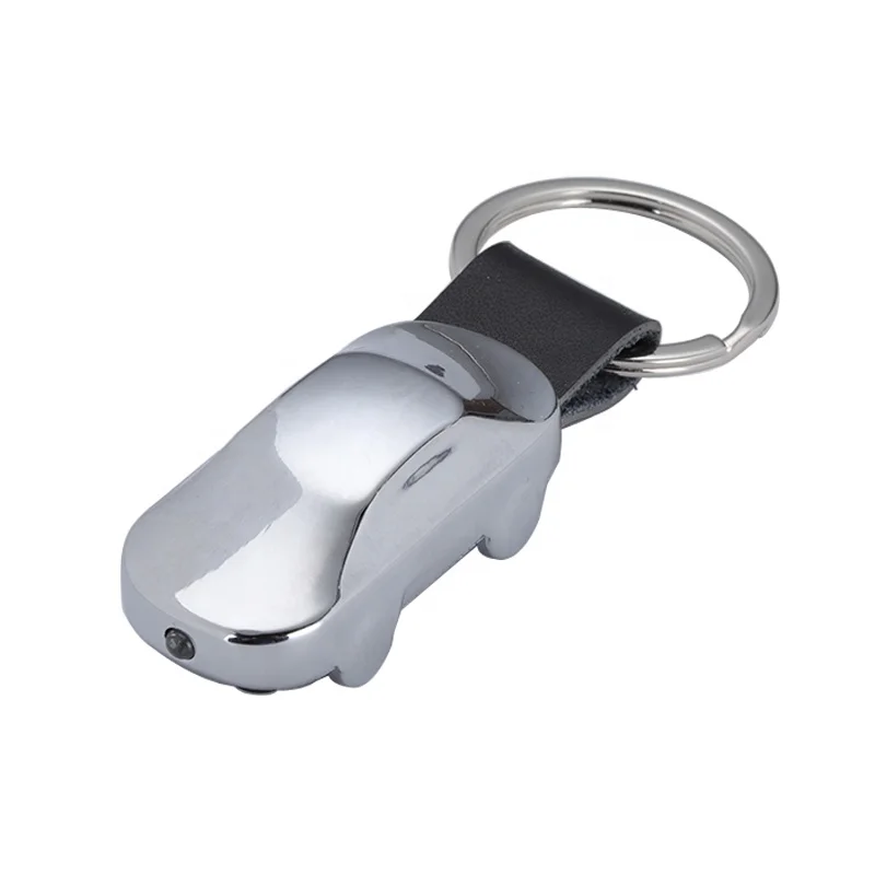 New product ideas factory high quality 3D car shape metal LED keychain