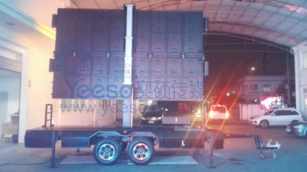 
2017 latest fashion top design led sign trailer for sale ODM 