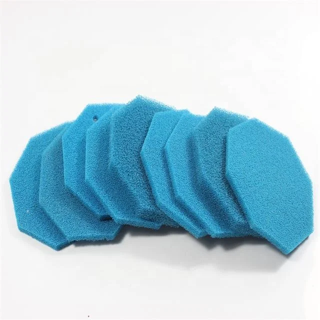 Red blue open celled silicone sponge rubber