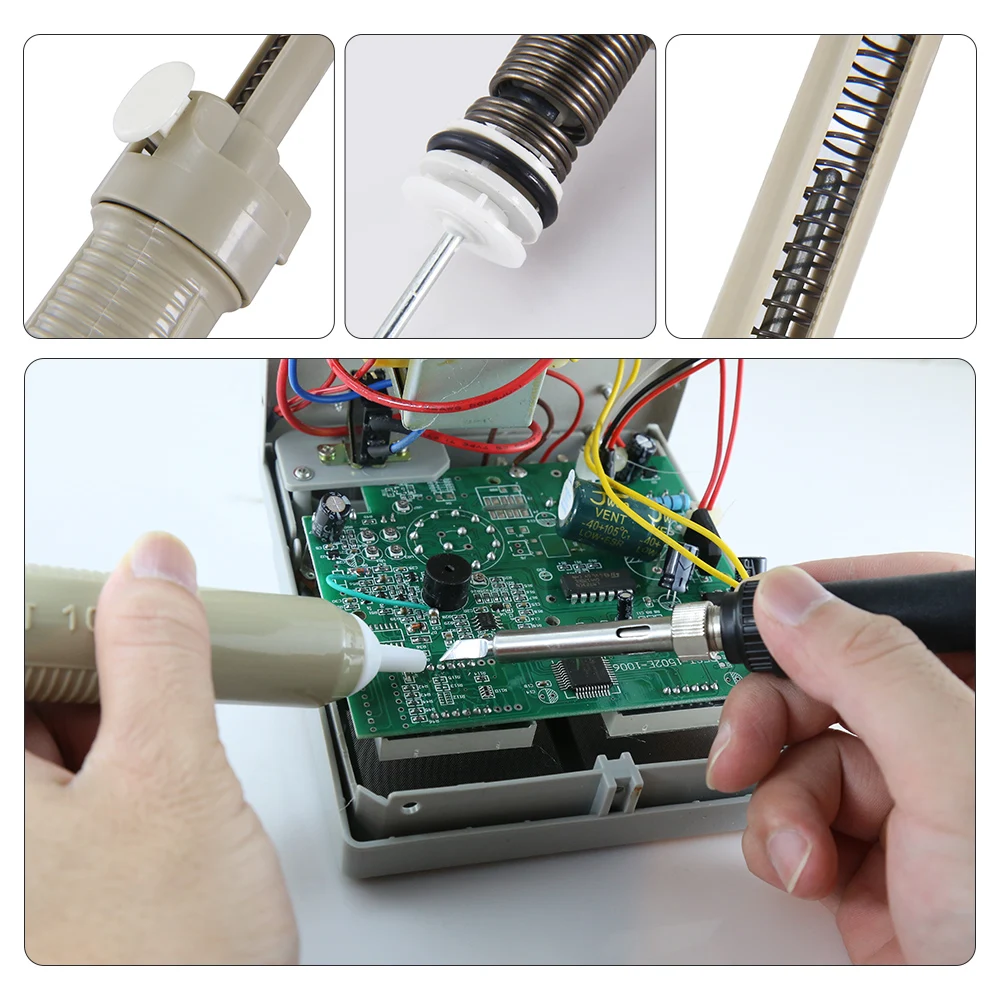 
BEST 108 Factory Direct Sales Aluminum Metal Desoldering Pump Suction Tin Gun Removal Device Soldering Vacuum Sucker Pen 