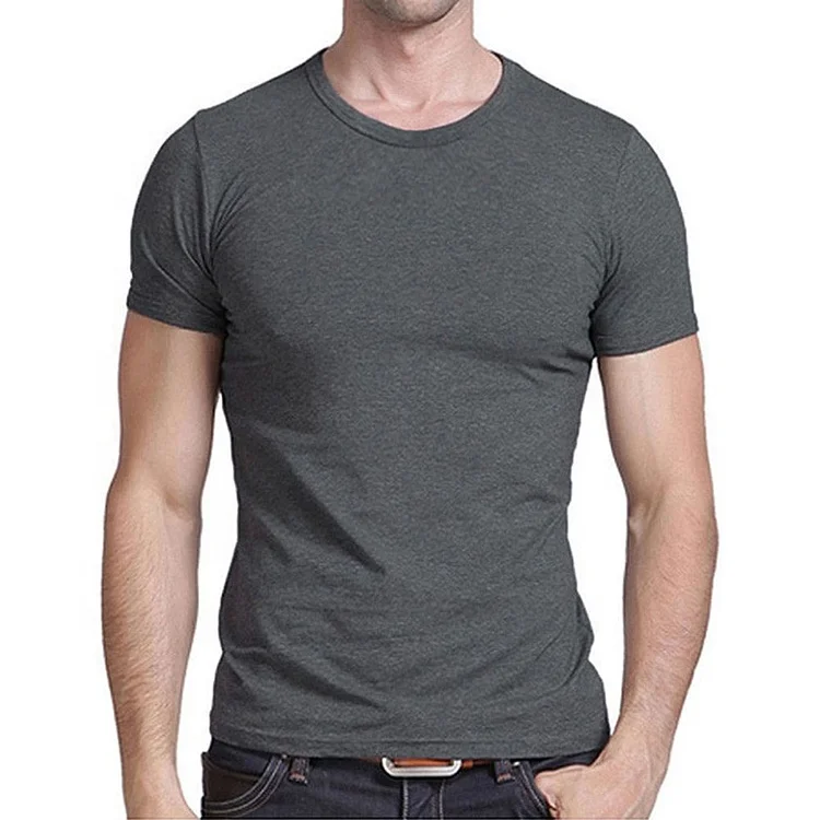 Мужская футболка с V-образным вырезом, 95% хлопок, 5% эластан