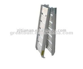 
Greatbull Loading Capacity 200KGS Natural Color Aluminum Motorcycle Loading Ramp Fold Aluminum Ramp 