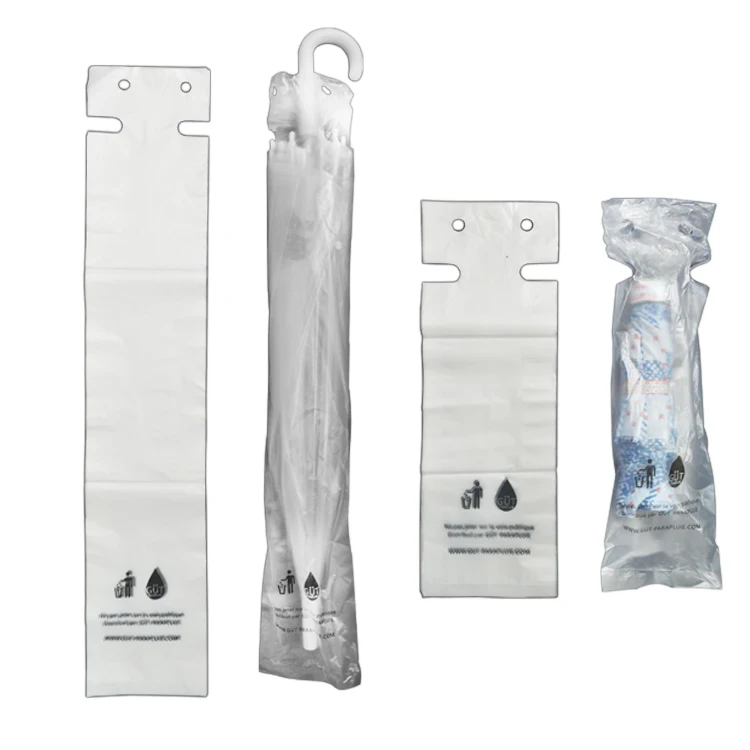 custom printed umbrella bags waterproof plastic bags covers with logo