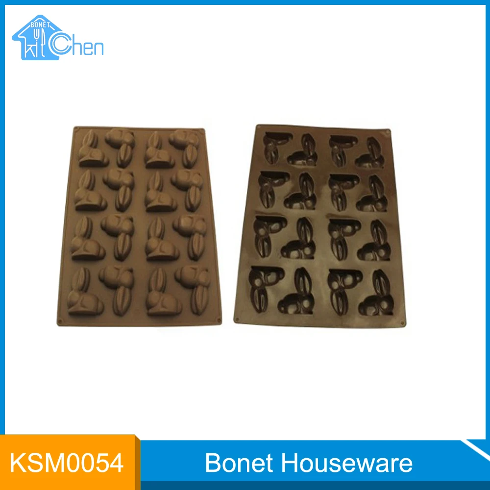 Customized Silicone Design Kitchen Halloween Chocolate Mold Baking Machine Chocolate Bar Mold