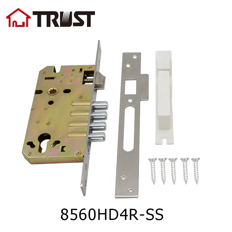 TRUST TH003-SS + 8560-B70KTSN-KH02 ручка дверной ручки из нержавеющей стали 304 с врезным замком и цилиндром