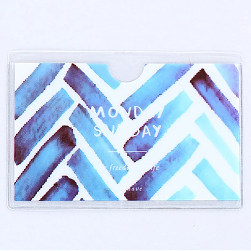 New High Quality And Hot Sales Clear Hard Plastic Id Credit Card Badge Holder
