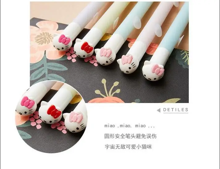 Pretty flower silicon rubber pens school supplies lapiceras kawaii korean cute pen