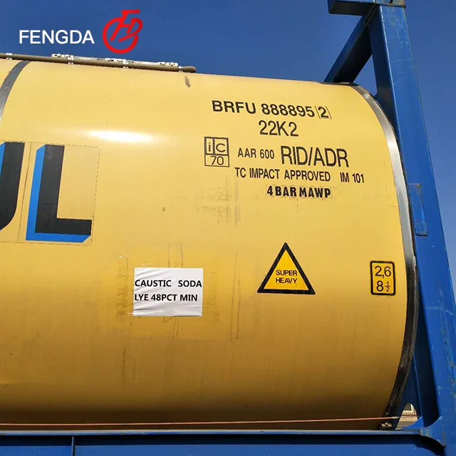 
Caustic Soda Liquid lye IBC Tank For Soap Making 48% 50% Min Caustic Soda 