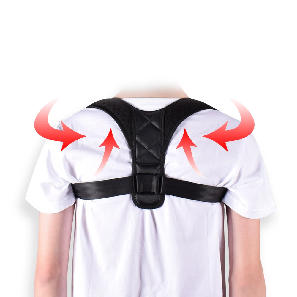 Posture Corrector For Men And Women - Adjustable Upper Back Brace For Clavicle To Support Neck, Back and Shoulder