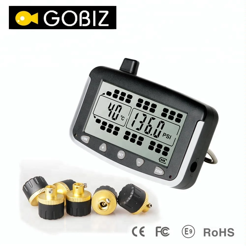tire pressure gauge monitoring system 38tires external/internal sensor truck/BUS TPMS with school bus / bus / RV