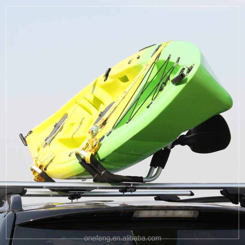Onefeng Aluminum Kayak Canoe Roof J Rack Carries One Kayak Canoe boat kayak roof rack