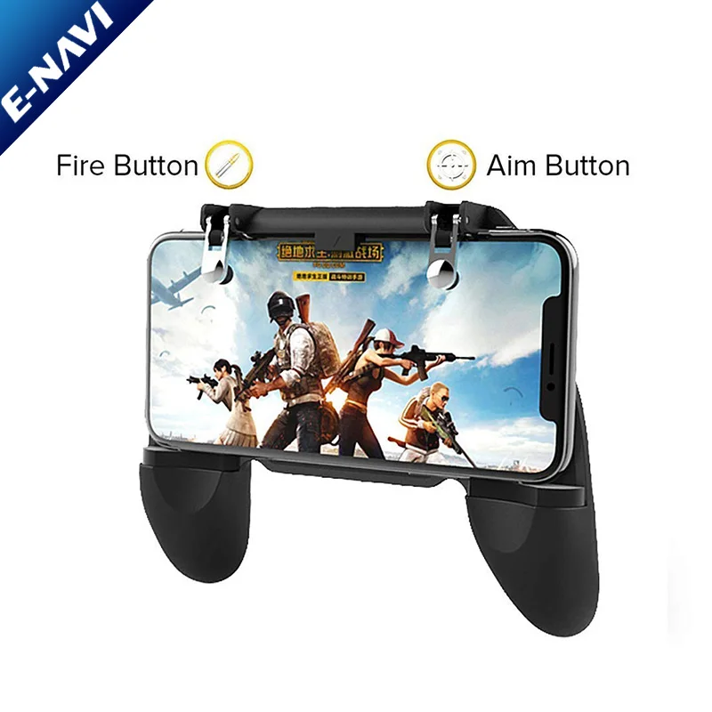 2019 Newest W10 Game Handle Sensitive Shoot Aim Buttons PU BG Mobile Game Joystick
