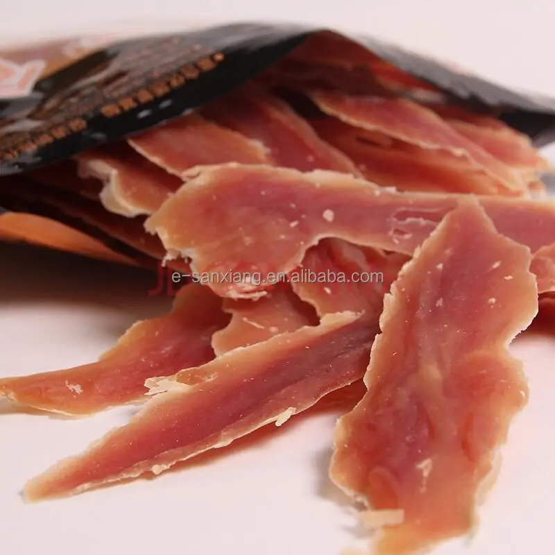
dry duck breast dog treat pet snacks food 