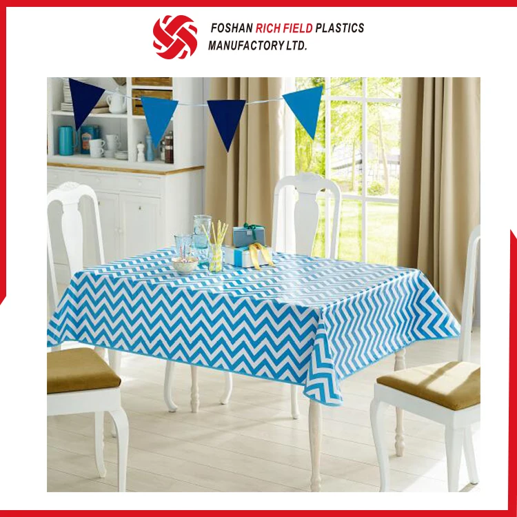 Different Types PVC printed Flannel christmas table cover vinyl tablecloth