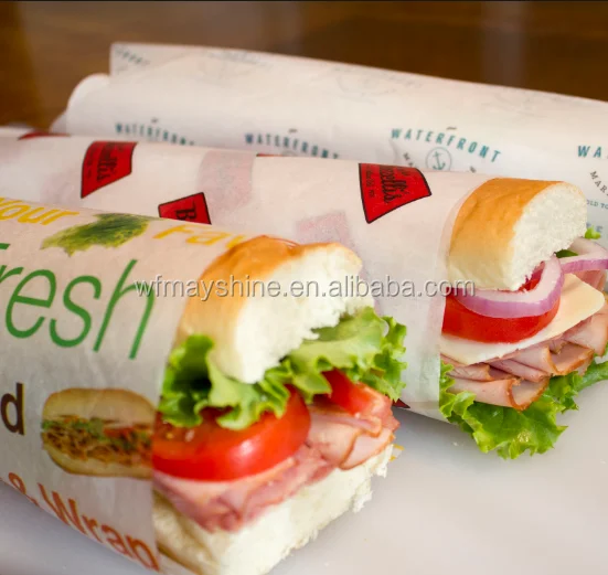 Снэки-бар для упаковки пищевых продуктов, сэндвич-бумага с индивидуальным дизайном