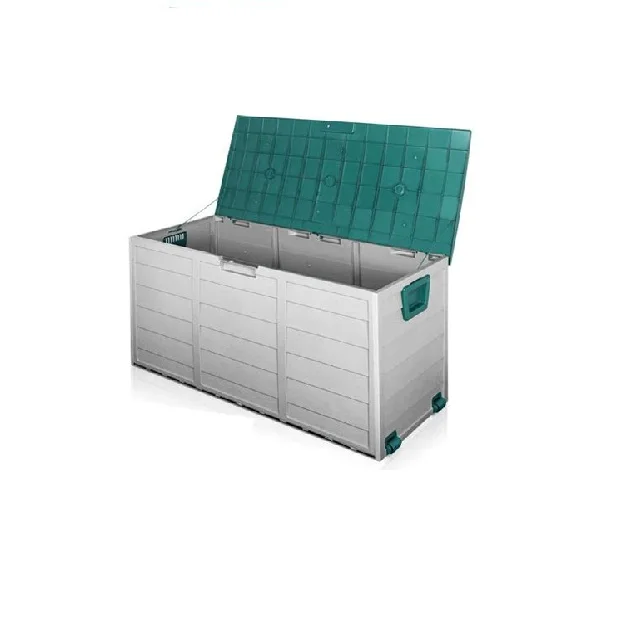 
Garden shed plastic storage box 290L Green plastic storage box 