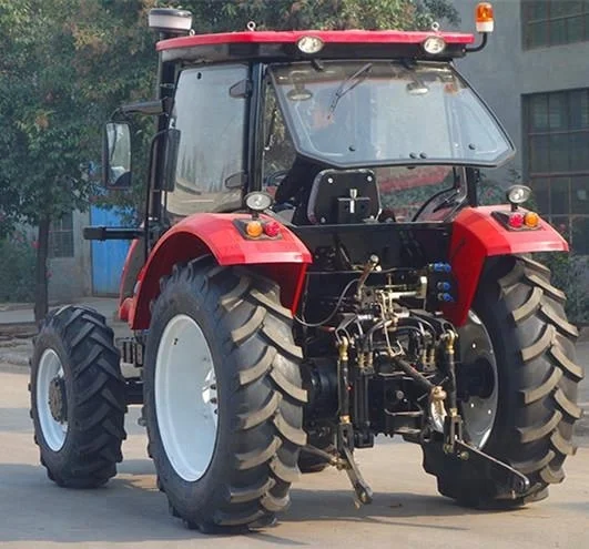 Large Power High Quality 120hp Agricultural Equipment Farm Machine Tractor With Disc Harrow Farm Implements Price