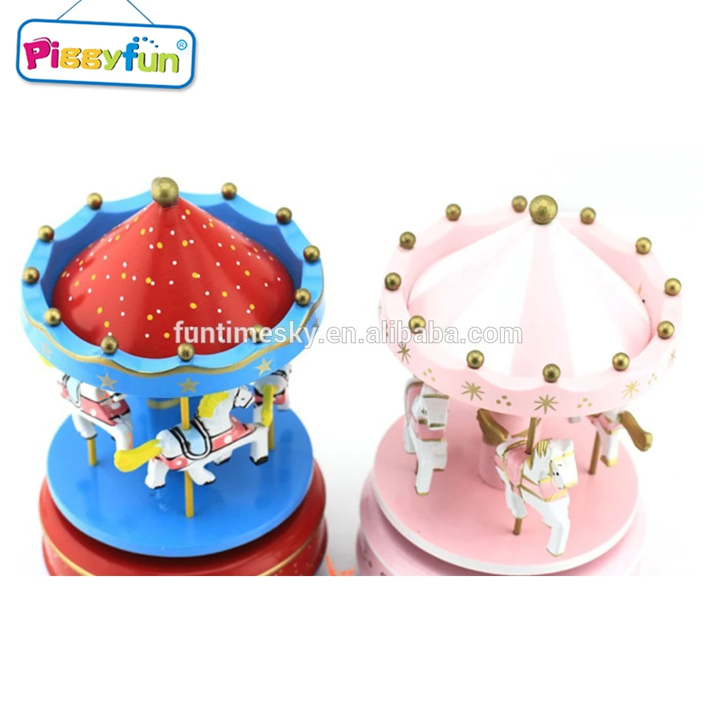 High Quality Ballerina Carousel Horse Music Jewelry Box For Sale