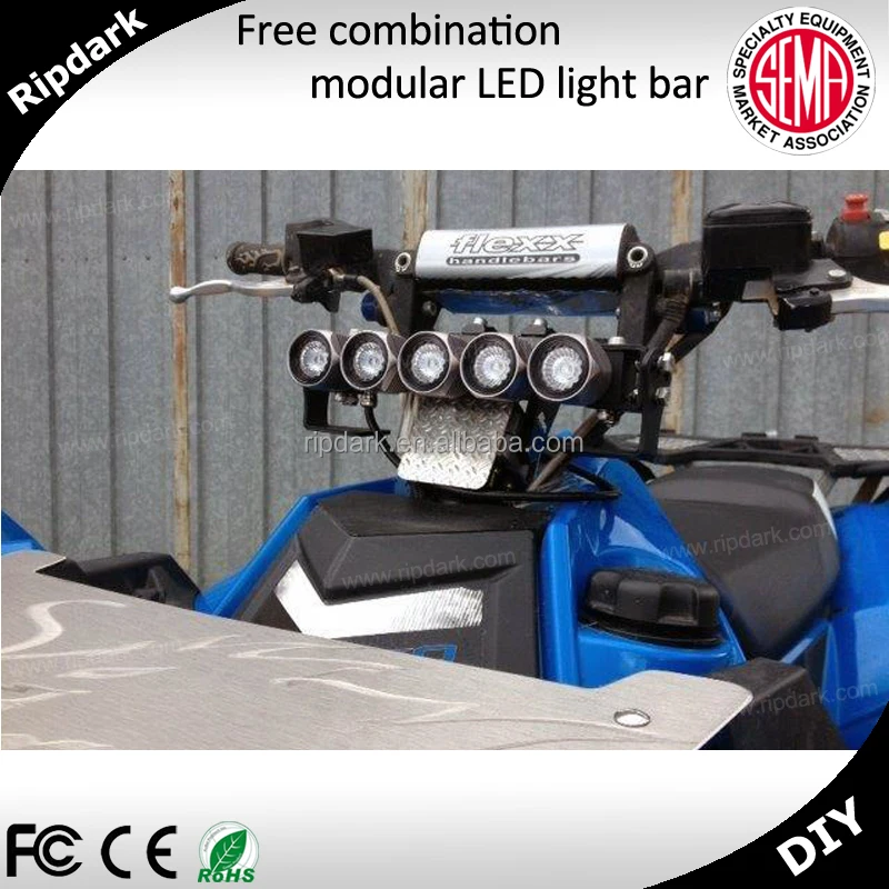 Ripdark patented product 4D / flood auto accessory led lights bar for cars 250w off road led bar light