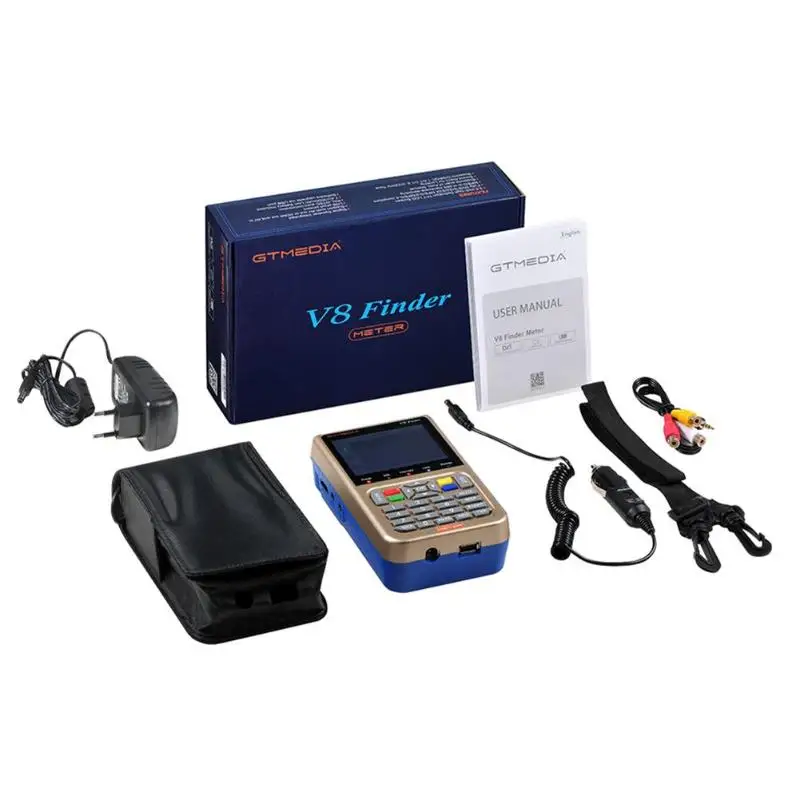 GTMEDIA V8 Fnder Satellite Finder DVB-S2/S2X Digital 1080P Satellite Meter