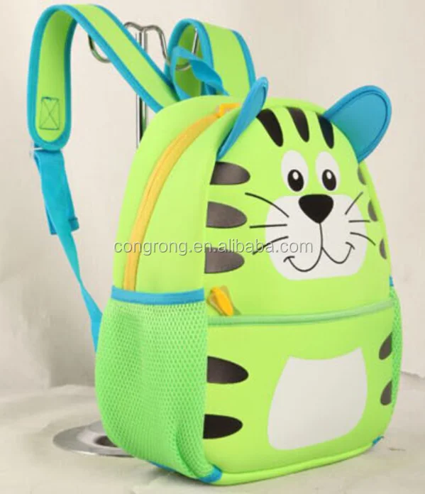 cute cartoon tiger shape school bag for kids
