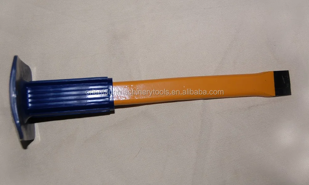 Flat cold chisel without rubber handle