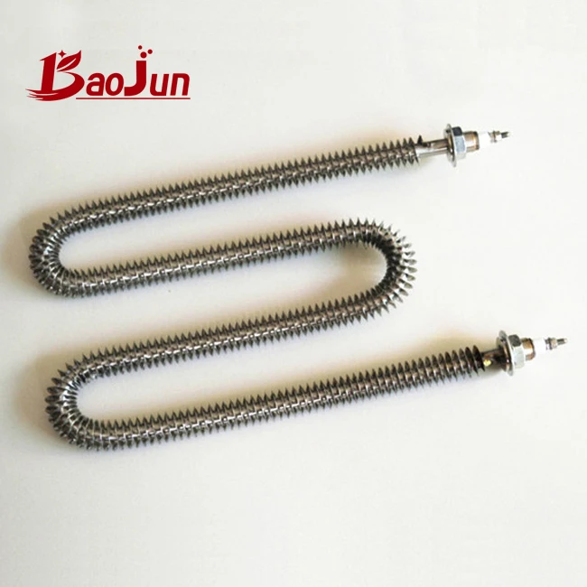 Radiator Finned Tube Heat Radiators 240V 5Kw Air Fins For Quartz Tube Defrost Heaters