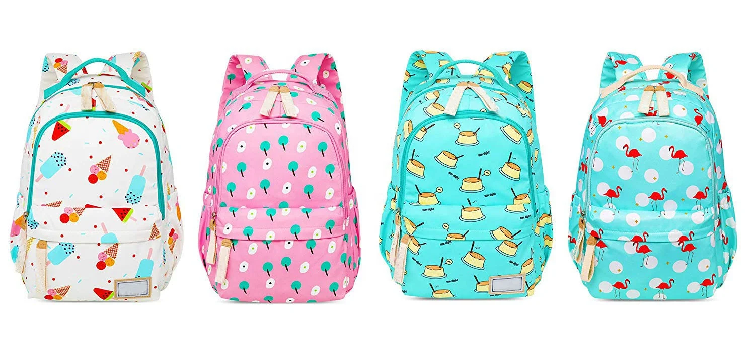waterproof children school bag polyester backpack kids girl school bag