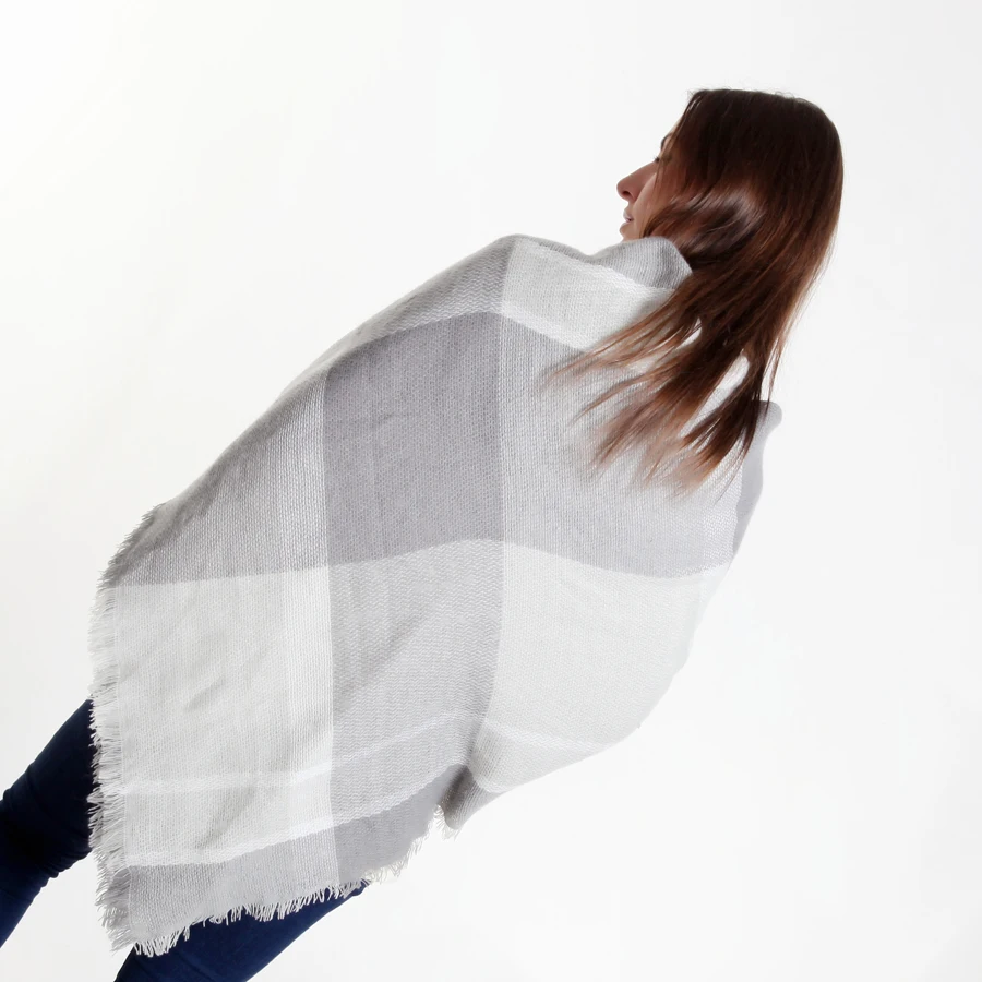 Fashion Winter Warm Cotton Shawl Scarf For Women