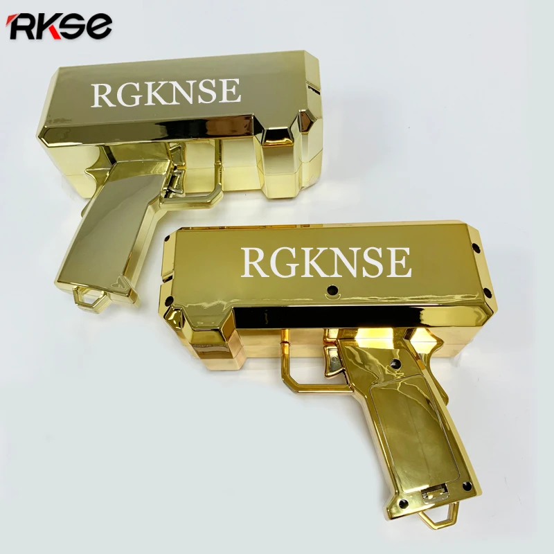 2019 Creative Christmas spray paper money pistol gun toys cash cannon supre money gun for party celebration