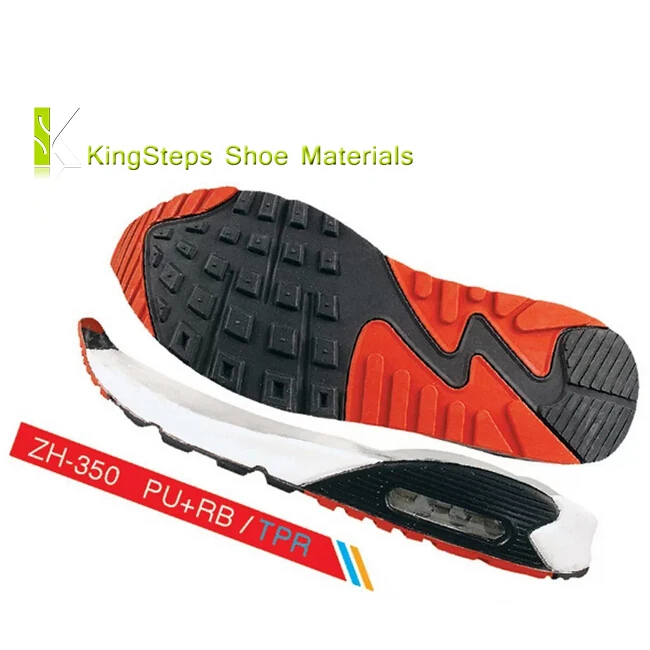 PU Air cushion shoes sole Rubber running shoe outsoles made in Jinjiang outer soles KSZH-350