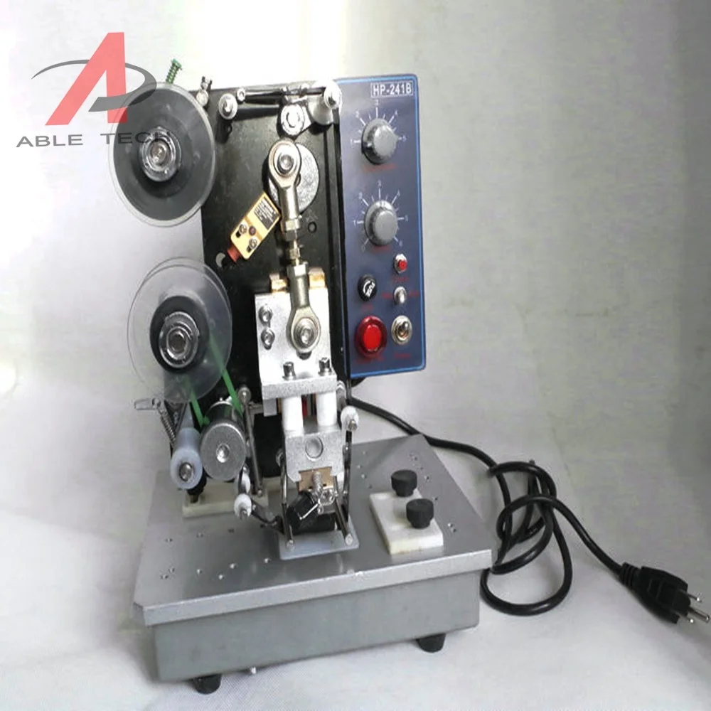 Date stamp machine HP 241B expire date printing machine for food packaging table top batch coding machine