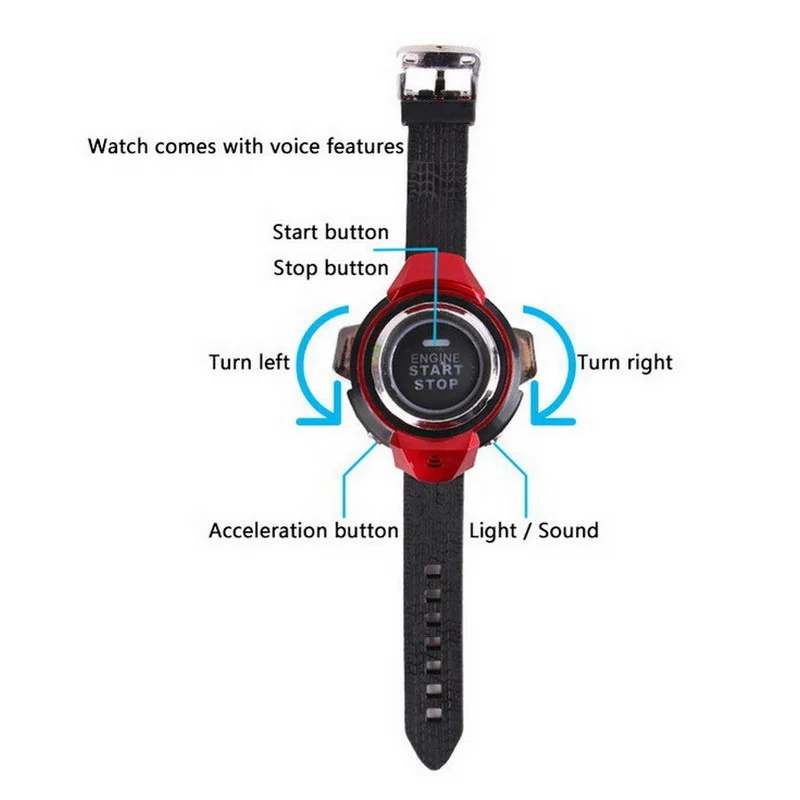 Intelligence Watch Remote Control Car 6 colors Optional Voice Control Watch Mini RC Car for Children Gift
