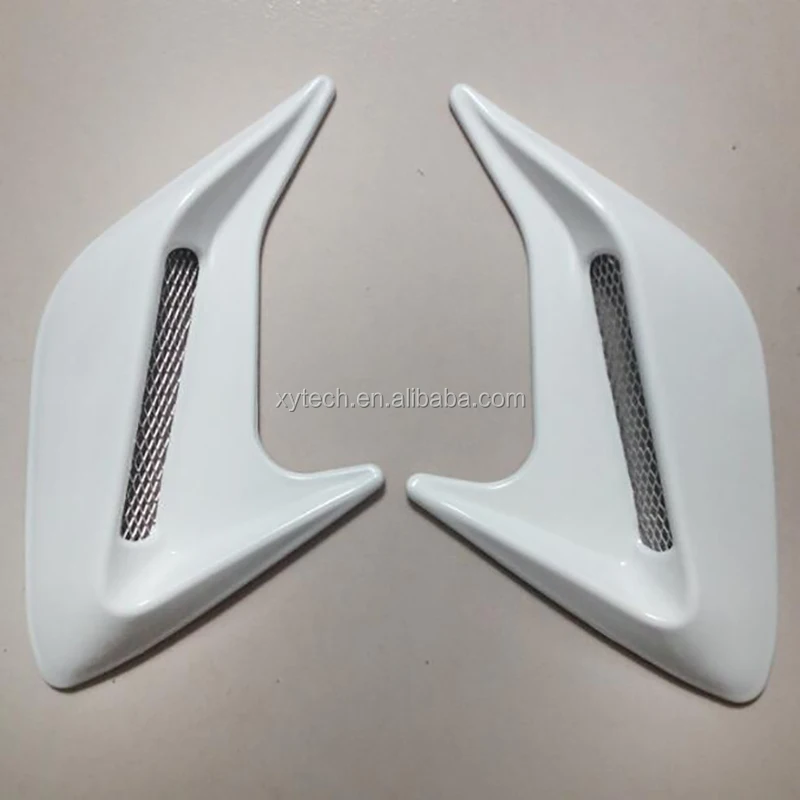 Drop shipping 3D Car Sticker Outlet Side Vents Body Sticker Auto Air Vent Fender Emblem Flow Grille Decoration Sticker