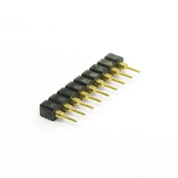 
Lycn 2.54mm Pitch Solder Strip Right Angle SMD Type Single Dual Row H3.00mm 1-80 Machine Pin SIP IC Socket Round Female header 