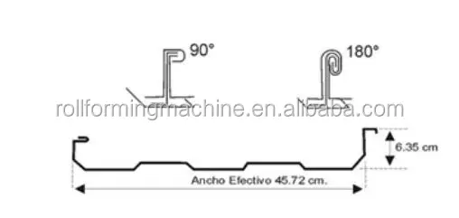 MOBILE KR 18 ROOF PANEL ROLL FORMING MACHINE