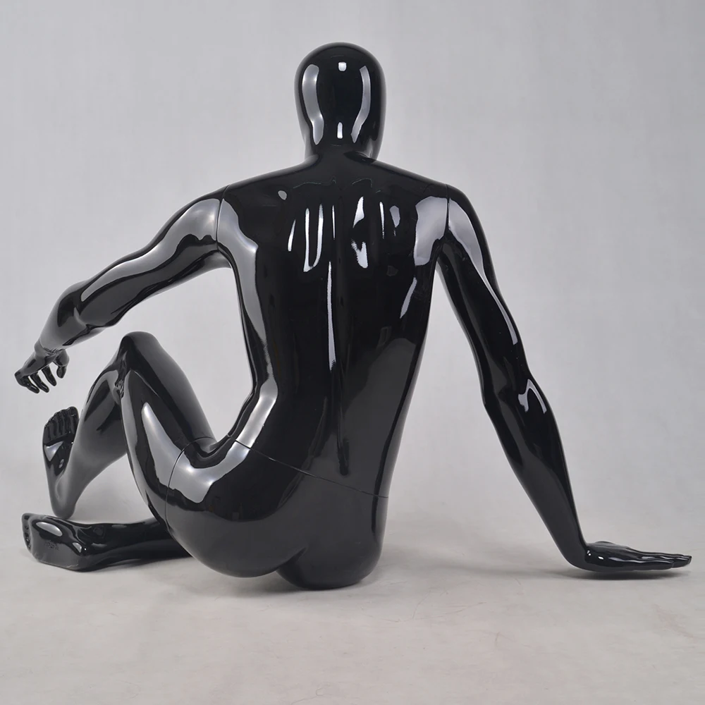muscular lying large sex male mannequin for windows