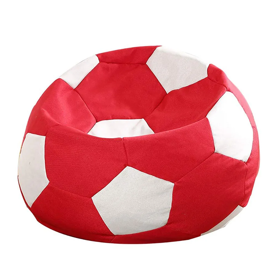 E919 Soccer Bean Bag Chair Single Lazy Sofa Seat Cushion Lovely Recliners Washable Beanbag Bean Bag Seat Cushion