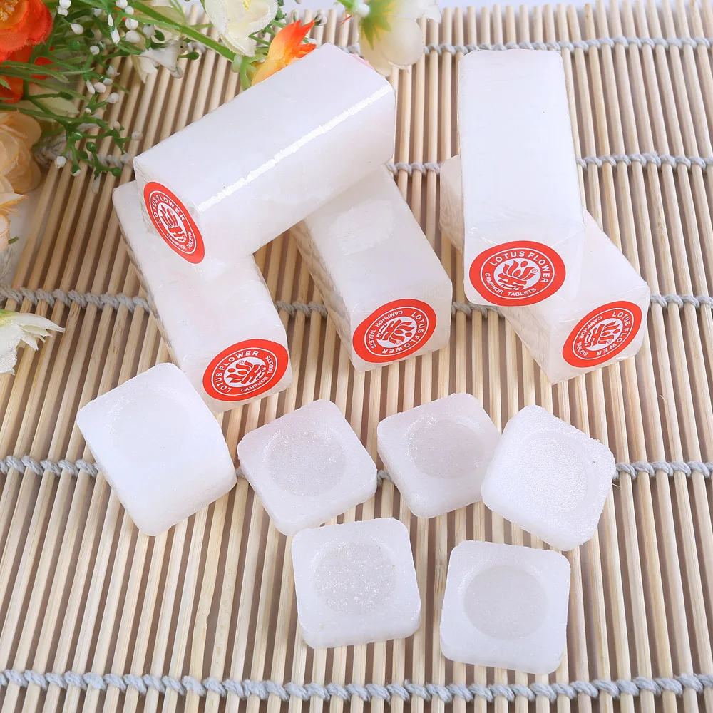 Factory Outlet 100% Environmental Friendly Religious Camphor Block Refined Camphor Tablet Camphor Block