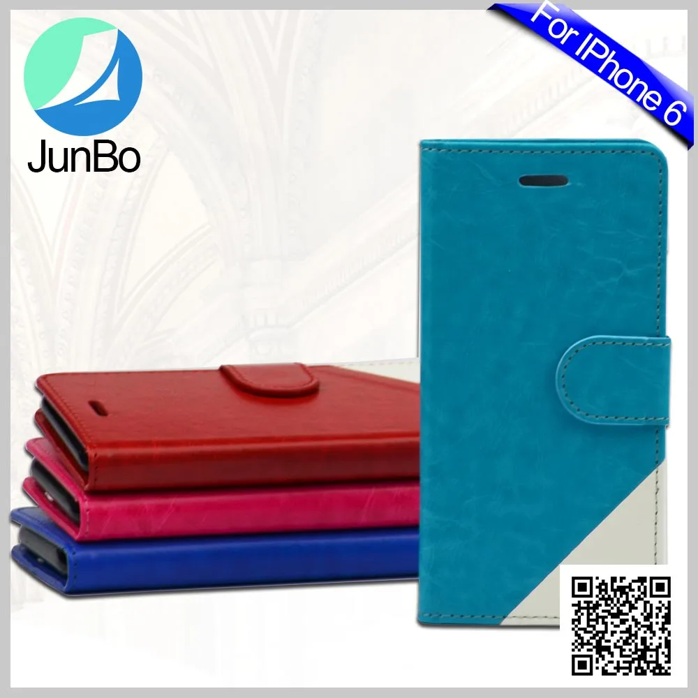 Многоцветный Оптовая Сотовый Телефон Случае для iphone 6, JunBo Марка Новые Крышки Мобильного Телефона