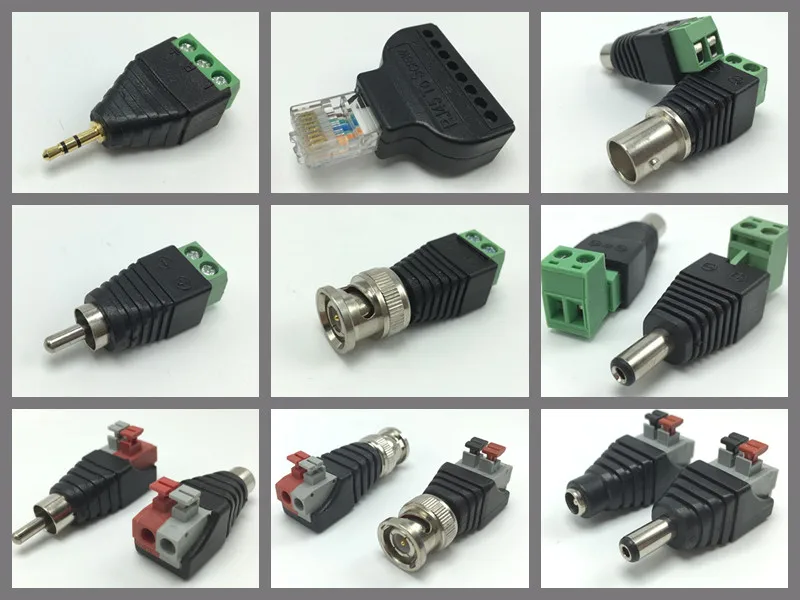 Video Balun for CCTV camera system with bnc