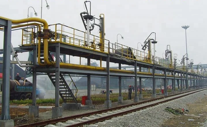 
Flexible and safe industrial folding stair ladder for tanker truck or rail cars access 